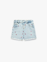 Resim Koton Kız Bebek Kot&Kanvas Şort 6SMG40008AD