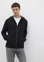 Resim Mavi Kapüşonlu Full Erkek Sweat M0S10423-900