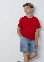 Resim Mavi Erkek Çocuk T-shirt M6610493-80638