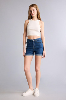 Resim Defacto Kadın Penye Şort A1959AX/NM28