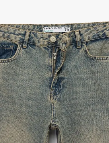 Resim Koton Kadın Jean Pantolon 7WAL40008MD