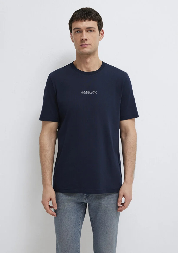 Resim Mavi Erkek T-shirt M0613135-86623