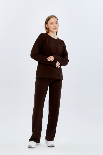 Resim Viole&More Kadın Pantolon Takım 2354  Yırtmaçlı Modal Klasik