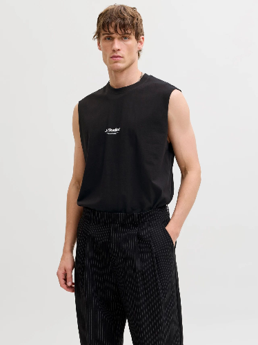 Resim Jack & Jones Jjesoho Sleeveless Tee Sn Erkek T-shirt 12288001