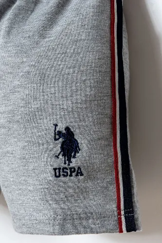 Resim U.S. Polo Assn Bebek Erkek Bebek Şort Takım USB2873