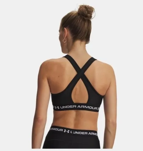 Resim Under Armour Crossback Mid Bra Kadın Spor Sütyen 1361034-011