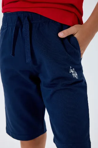 Resim U.S. Polo Assn Kids Erkek Çocuk Şort Takım Us2415-G