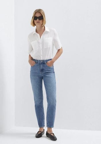 Resim Mavi Star Kadın Jean Pantolon M101077-90533