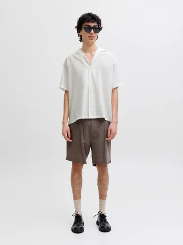 Resim Jack & Jones Jjebreeze Lınen Blend Resort Shırt Ss Sn Erkek Gömlek 12288594
