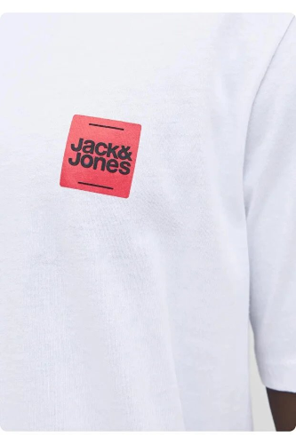 Resim Jack & Jones Jjbrandy Tee Ss Crew Neck Ln Erkek T-shirt 12279100