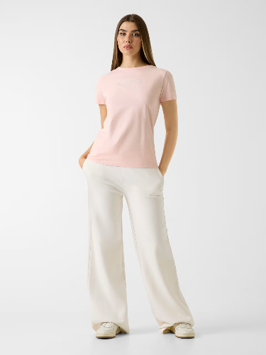 Resim Guess Athleisure  Kadın  T-shirt V3BI11J1314-G66E Brıana Ss T-Shırt