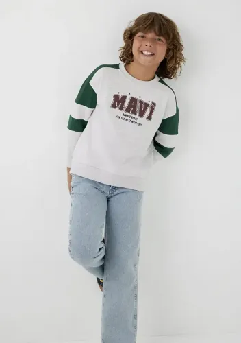 Resim Mavi Erkek Çocuk Sweat M6S10186-88467