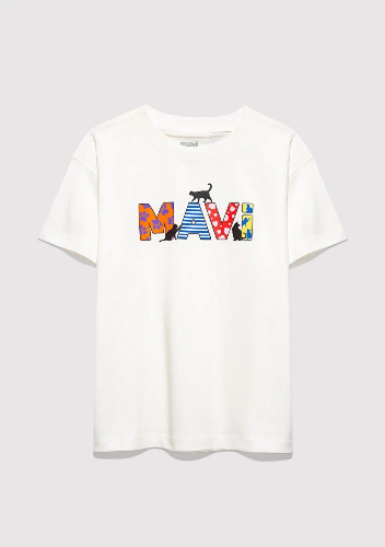 Resim Mavi Kız Çocuk T-shirt M7610426-70057