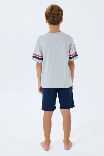 Resim U.S. Polo Assn Kids Erkek Çocuk Şort Takım Us2414-G