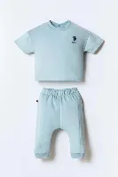 Resim U.S. Polo Assn Bebek Erkek Bebek Şort Takım USB2916