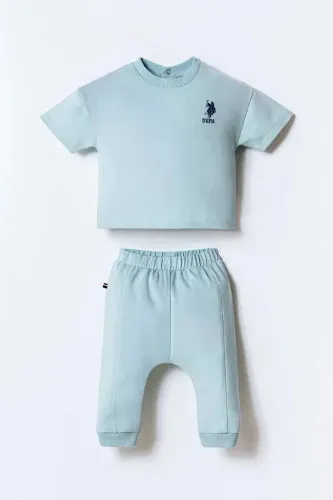 Resim U.S. Polo Assn Bebek Erkek Bebek Şort Takım USB2916