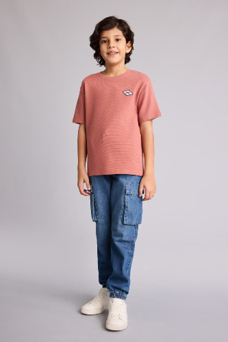 Resim Defacto Erkek Çocuk T-shirt G6988A8/BR96