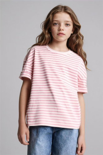 Resim Defacto Kız Çocuk T-shirt G2464A8/PN114