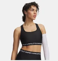 Resim Under Armour Crossback Mid Bra Kadın Spor Sütyen 1361034-011