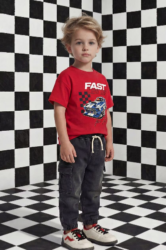 Resim Defacto Erkek Bebek T-shirt G6138A5/RD79