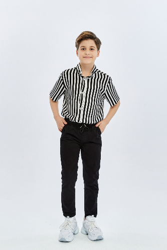 Resim Yenikoza Erkek Çocuk Kanvas Pantolon