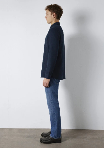 Resim Mavi Erkek Uzun Kol Gömlek M0211875-70490