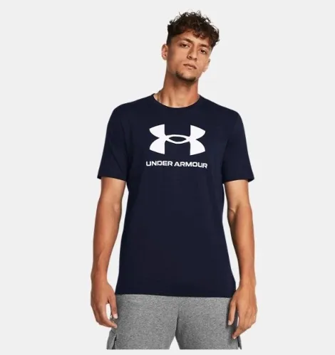 Resim Under Armour Ua Sportstyle Logo Update Ss Erkek T-Shirt 1382911-408