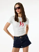 Resim Koton Kadın T-shirt 6SAL10962IK