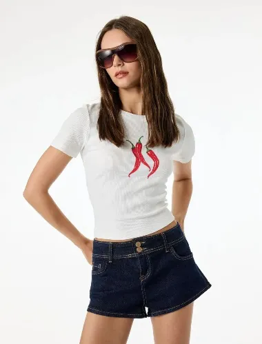 Resim Koton Kadın T-shirt 6SAL10962IK