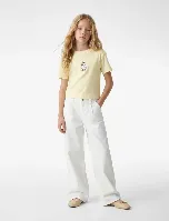 Resim Koton Kız Çocuk T-shirt 6SKG10322AK