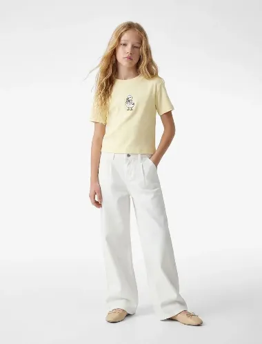 Resim Koton Kız Çocuk T-shirt 6SKG10322AK