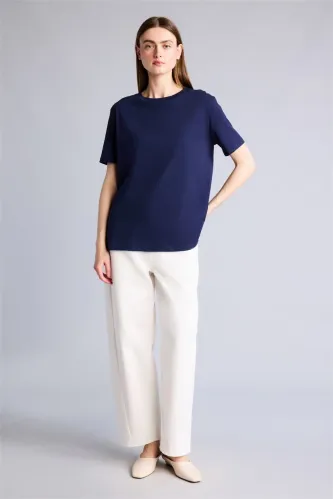 Resim Defacto Kadın T-shirt W9584AZ/NV251
