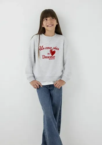 Resim Mavi Kız Çocuk Sweat M7S10194-88467