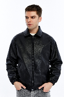 Resim Trender Erkek Deri Mont ve Ceket