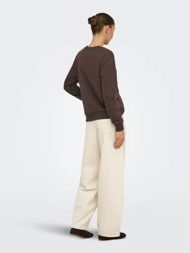 Resim Only Jdyparıs L/S Emb Sweat Jrs Noos Kadın Sweat 15221015