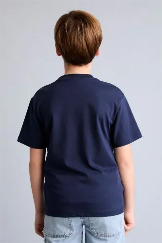 Resim Defacto Erkek Çocuk T-shirt H6386A8/NV256