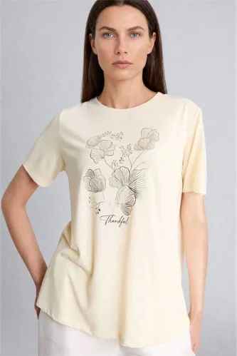 Resim Defacto Kadın  T-shirt H1188AX/YL127