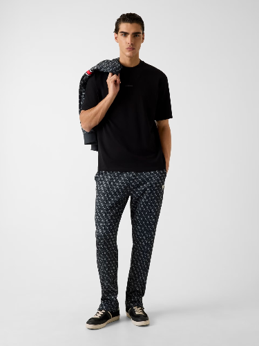 Resim Guess Athleisure  Erkek  T-shirt Z6RI16I3Z14-JBLK Gıano Cn Ss T-Shırt