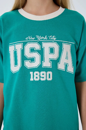 Resim U.S. Polo Assn Kids Kız Çocuk Şort Takım Us2524-G