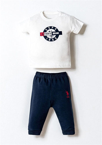 Resim U.S. Polo Assn Bebek Erkek Bebek Sweat Takım Usb2875