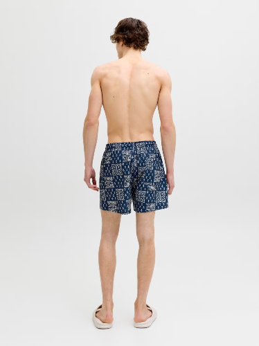Resim Jack & Jones Jpstmauı Shell Aop Swım Shorts Reg Erkek Deniz Şortu 12291808
