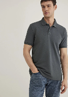 Resim Mavi Slim Erkek  T-shirt M064946-71598