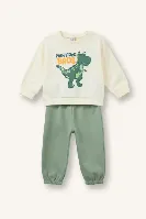 Resim Defacto  Erkek Bebek Sweat Takım H8482A5/ER118