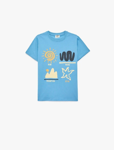 Resim Koton Erkek Çocuk T-shirt 6SKB10148TK