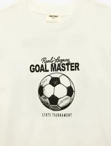 Resim Koton Erkek Çocuk T-shirt 6SKB10689TK