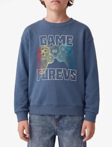 Resim Koton Erkek Çocuk Sweat 7WKB10195TK