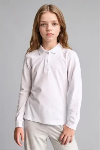 Resim Defacto Uzun Kol Kız Çocuk T-shirt C7297A8/WT34