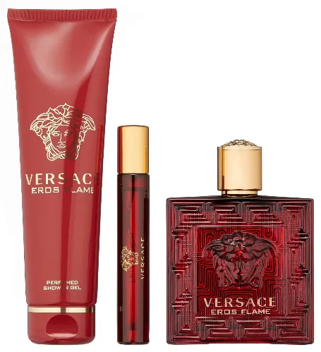 Resim Versace Eros Flame Erkek Parfüm ve Duş Jeli Seti