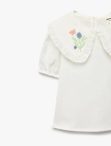 Resim Koton Kız Bebek Bluz 6SMG60062AW