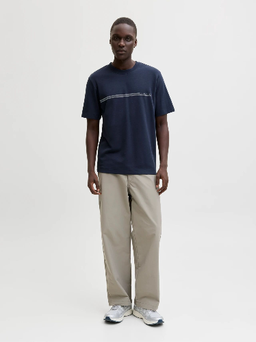 Resim Jack & Jones Jcofusıon Chest Brand Tee Ss Crew Noos Erkek T-Shirt 12289936